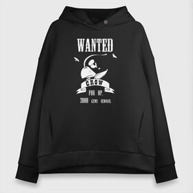 Женское худи Oversize хлопок с принтом Crow wanted - Brawl Stars в Рязани, френч-терри — 70% хлопок, 30% полиэстер. Мягкий теплый начес внутри —100% хлопок | боковые карманы, эластичные манжеты и нижняя кромка, капюшон на магнитной кнопке | brawl stars | moba | барли | ворон | джин | динамайк | дэррил | игра | карл | кольт | леон | мортис | нита | пайпер | пенни | поко | пэм | рико | спайк | тара | фрэнк | шелли | эль примо