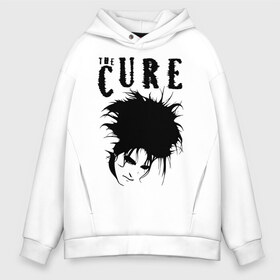 Мужское худи Oversize хлопок с принтом The Cure в Рязани, френч-терри — 70% хлопок, 30% полиэстер. Мягкий теплый начес внутри —100% хлопок | боковые карманы, эластичные манжеты и нижняя кромка, капюшон на магнитной кнопке | cure | robert james smith | the cure | готик рок | группы | музыка | постпанк | роберт смит | рок