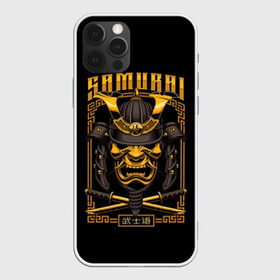 Чехол для iPhone 12 Pro Max с принтом Samurai в Рязани, Силикон |  | angry | cold | emblem | fashion | font | helmet | insc | japan | japanese | mask | rope | samurai | sign | style | symbol | warrior | weapon | агрессивный | веревка | воин | злой | знак | иероглифы | маска | мечи | мода | надпись | оружие | рога | самурай