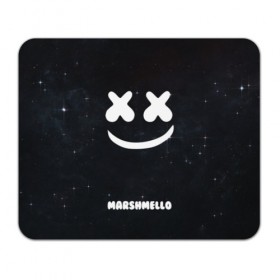 Коврик для мышки прямоугольный с принтом Marshmello Cosmos в Рязани, натуральный каучук | размер 230 х 185 мм; запечатка лицевой стороны | Тематика изображения на принте: dj | marshmello | usa | америка | клубная музыка | мармело | маршмелло | маршмеллоу | музыка | музыкант