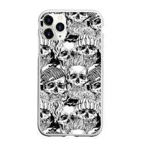 Чехол для iPhone 11 Pro матовый с принтом Human skulls в Рязани, Силикон |  | Тематика изображения на принте: beard | death | fashionable | hairstyle | hat | hipster | human | knitted | men | mustache | skull | street | style | symbol | борода | вязаная | модная | мужчины | прическа | символ | стиль | уличный | усы | хипстер | человеческие | черепа | шап