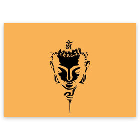 Поздравительная открытка с принтом Будда в Рязани, 100% бумага | плотность бумаги 280 г/м2, матовая, на обратной стороне линовка и место для марки
 | background | black | buddha | buddhism | knowledge | meditation | om | philosophy | religion | symbol | white | yoga | белый | будда | буддизм | знание | йога | медитация | ом | религия | символ | философия | фон | черный