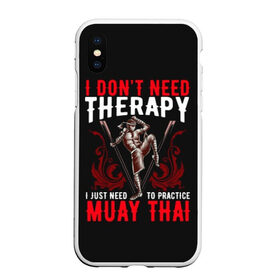 Чехол для iPhone XS Max матовый с принтом Muay Thai в Рязани, Силикон | Область печати: задняя сторона чехла, без боковых панелей | fight | muay thai | thai boxing | ufc | бокс | ката | кикбоксин | лаос | лоу кик | муай | мьянма | поединок | таиланд | тай | тайский | таолу