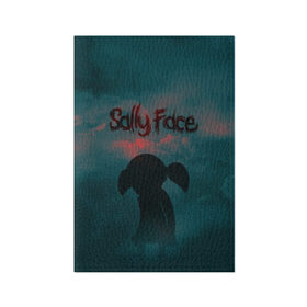 Обложка для паспорта матовая кожа с принтом Sally Face (Силуэт). в Рязани, натуральная матовая кожа | размер 19,3 х 13,7 см; прозрачные пластиковые крепления | Тематика изображения на принте: face | game | horror | larry | sally | sally face | sanity s fall | игра | ларри | мальчик с протезом | салли | салли фейс | ужасы