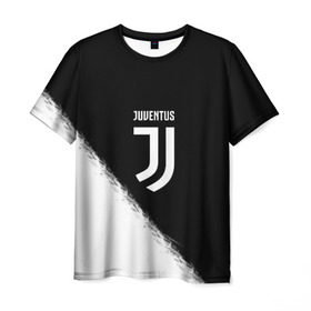 Мужская футболка 3D с принтом JUVENTUS в Рязани, 100% полиэфир | прямой крой, круглый вырез горловины, длина до линии бедер | italia | juve | juventus | sport | италия | спорт | спортивная форма | футбол | футбольный | чемпионат | ювентус