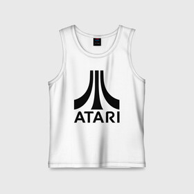 Детская майка хлопок с принтом ATARI в Рязани,  |  | Тематика изображения на принте: atari | company | france | games | logo | videogame | атари | видеоигры | компания | компьютерные игры | лого | франция