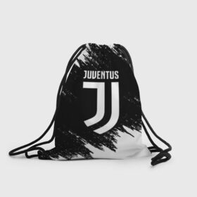 Рюкзак-мешок 3D с принтом JUVENTUS SPORT в Рязани, 100% полиэстер | плотность ткани — 200 г/м2, размер — 35 х 45 см; лямки — толстые шнурки, застежка на шнуровке, без карманов и подкладки | cr7 | fc | football | football club | juve | juventus | ronaldo | sport | роналдо | спорт | спортивные | униформа | фирменные цвета | фк | футбол | футбольный клуб | ювентус