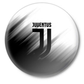 Значок с принтом JUVENTUS SPORT в Рязани,  металл | круглая форма, металлическая застежка в виде булавки | Тематика изображения на принте: cr7 | fc | football | football club | juve | juventus | ronaldo | sport | роналдо | спорт | спортивные | униформа | фирменные цвета | фк | футбол | футбольный клуб | ювентус