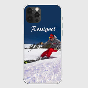 Чехол для iPhone 12 Pro Max с принтом Rossignol в Рязани, Силикон |  | france | movement | rossignol | snow | speed | вершина | горные лыжи | горы | движение | скорость | снег | франция