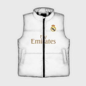 Женский жилет утепленный 3D с принтом Real home 19 20 в Рязани,  |  | champions | league | madrid | ramos | real | sergio | spain | испания | лига | мадрид | рамос | реал | серхио | чемпионов