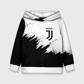 Детская толстовка 3D с принтом JUVENTUS SPORT в Рязани, 100% полиэстер | двухслойный капюшон со шнурком для регулировки, мягкие манжеты на рукавах и по низу толстовки, спереди карман-кенгуру с мягким внутренним слоем | black and white | cr7 | fc | football | football club | juve | juventus | ronaldo | sport | роналдо | спорт | спортивные | униформа | фирменные цвета | фк | футбол | футбольный клуб | черно белый | ювентус