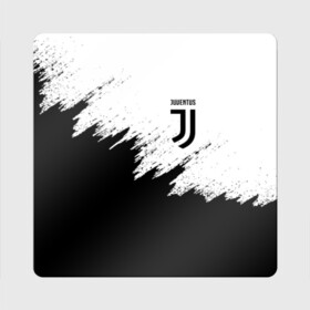 Магнит виниловый Квадрат с принтом JUVENTUS SPORT в Рязани, полимерный материал с магнитным слоем | размер 9*9 см, закругленные углы | black and white | cr7 | fc | football | football club | juve | juventus | ronaldo | sport | роналдо | спорт | спортивные | униформа | фирменные цвета | фк | футбол | футбольный клуб | черно белый | ювентус