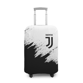 Чехол для чемодана 3D с принтом JUVENTUS SPORT в Рязани, 86% полиэфир, 14% спандекс | двустороннее нанесение принта, прорези для ручек и колес | black and white | cr7 | fc | football | football club | juve | juventus | ronaldo | sport | роналдо | спорт | спортивные | униформа | фирменные цвета | фк | футбол | футбольный клуб | черно белый | ювентус