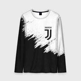 Мужской лонгслив 3D с принтом JUVENTUS SPORT в Рязани, 100% полиэстер | длинные рукава, круглый вырез горловины, полуприлегающий силуэт | black and white | cr7 | fc | football | football club | juve | juventus | ronaldo | sport | роналдо | спорт | спортивные | униформа | фирменные цвета | фк | футбол | футбольный клуб | черно белый | ювентус