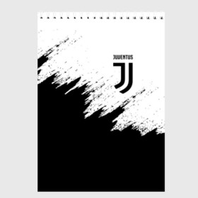 Скетчбук с принтом JUVENTUS SPORT в Рязани, 100% бумага
 | 48 листов, плотность листов — 100 г/м2, плотность картонной обложки — 250 г/м2. Листы скреплены сверху удобной пружинной спиралью | black and white | cr7 | fc | football | football club | juve | juventus | ronaldo | sport | роналдо | спорт | спортивные | униформа | фирменные цвета | фк | футбол | футбольный клуб | черно белый | ювентус