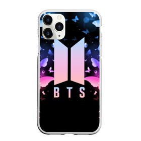 Чехол для iPhone 11 Pro матовый с принтом BTS BUTTERFLIES в Рязани, Силикон |  | bangtan boys | bt21 | bts | bts army | bts stickers | butterflies | j hope | jimin | jin | jungkook | k pop | rap monster | rapmon | suga | v | бабочки | бтс | корея | стикеры bts