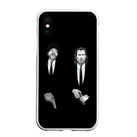 Чехол для iPhone XS Max матовый с принтом Pulp Fiction - Art 3 в Рязани, Силикон | Область печати: задняя сторона чехла, без боковых панелей | Тематика изображения на принте: art | film | movie | pulp fiction | tarantino | кино | криминальное чтиво | приколы | тарантино | фильмы