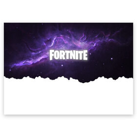 Поздравительная открытка с принтом FORTNITE SPACE в Рязани, 100% бумага | плотность бумаги 280 г/м2, матовая, на обратной стороне линовка и место для марки
 | Тематика изображения на принте: 2019 | armor | colors | cybersport | esport | fortnite | galaxy | game | llama | logo | paints | space | абстракция | броня | вселенная | галактика | звезда | звезды | игра | киберспорт | космическ