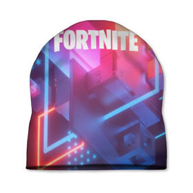 Шапка 3D с принтом FORTNITE SEASON 9 в Рязани, 100% полиэстер | универсальный размер, печать по всей поверхности изделия | 2019 | armor | armour | cybersport | esport | fortnite | game | logo | season 9 | броня | игра | киберспорт | сезон 9 | фиолетовый | фортнайт