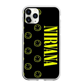 Чехол для iPhone 11 Pro матовый с принтом Nirvana 2 в Рязани, Силикон |  | cobain | kurt | kurt cobain | nirvana | rock | smile | гитара | кобейн | курт | курт кобейн | нирвана | рок