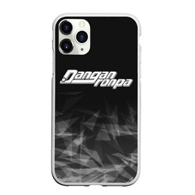 Чехол для iPhone 11 Pro матовый с принтом DANGANRONPA в Рязани, Силикон |  | anime | bear | black  white | danganronpa | danganronpa monokid | kurokuma | monokuma | monotaro | rabbit | school | shirokuma | textura | аниме | главарь | монокума | текстура | чёрно белый | школа