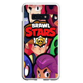 Чехол для Samsung S10E с принтом BRAWL STARS в Рязани, Силикон | Область печати: задняя сторона чехла, без боковых панелей | 8 bit | 8 бит | bibi | brawl stars | crow | el brown | leon | leon shark | max | mr.p | sally leon | shark | stars | virus | werewolf | акула | биби | вирус | ворон | леон | оборотень | пингвин