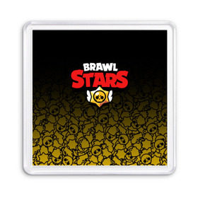 Магнит 55*55 с принтом BRAWL STARS в Рязани, Пластик | Размер: 65*65 мм; Размер печати: 55*55 мм | android | brawl stars | games | mobile game | stars | игры | мобильные игры