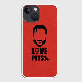 Чехол для iPhone 13 mini с принтом Love pets в Рязани,  |  | 2 | 3 | baba yaga | dog | john wick | keanu | puppy | reeves | баба яга | бабаяга | джон вик | джон уик | джонвик | джонуик | киану ривз | кино | собака | фильм