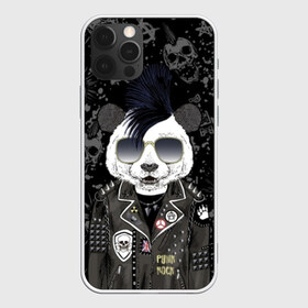 Чехол для iPhone 12 Pro Max с принтом Панда в косухе в Рязани, Силикон |  | anarchy | bear | color | cool | icon | jacket | mohawk | music | panda | piercing | punk | purple | rock | skull | white | аксессуар | анархия | белый | значок | ирокез | круто | куртка | медведь | музыка | одежда | очки | панда | панк |