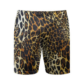 Мужские шорты 3D спортивные с принтом Шкура леопарда в Рязани,  |  | animal | cheeky | dangerous | leopard | nature | pattern | predator | skin | spots | wild | дерзкий | дикий | животное | леопард | опасный | природа | пятна | узор | хищник