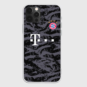 Чехол для iPhone 12 Pro Max с принтом Bayern away gk 18-19 в Рязани, Силикон |  | bayern | champions league | germany | munchen | бавария | германия | левандовски | лига чемпинов | мюнхен | нойер | рибери | роббен