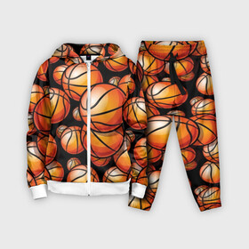 Детский костюм 3D с принтом Баскетбольные мячи в Рязани,  |  | activity | ball | basketball | black | brightness | brown | circle | color | game | illustration | orange | sport | victory | yellow | активность | апельсиновый | баскетбол | желтый | игра | иллюстрация | коричневый | круг | мяч | оранжевый | победа | спо