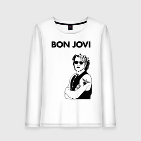 Женский лонгслив хлопок с принтом Bon Jovi в Рязани, 100% хлопок |  | bon jovi | альбом | арена | бон | бон джови | глэм | группа | джови | джон | метал | музыка | надпись | песни | поп | попрок | рок | рокер | смайл | солист | софт | стена | хард | хеви | хевиметал