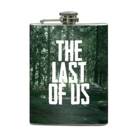 Фляга с принтом THE LAST OF US в Рязани, металлический корпус | емкость 0,22 л, размер 125 х 94 мм. Виниловая наклейка запечатывается полностью | gamer | player | stels | the last of us | the last of us part 2 | бегун | джоэл | каннибалы | охотники | сталкер | топляк | цикады | щелкун | элли