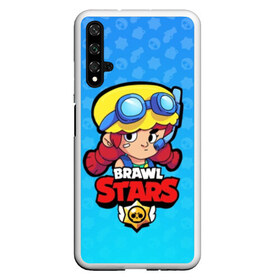 Чехол для Honor 20 с принтом Jessie - BRAWL STARS в Рязани, Силикон | Область печати: задняя сторона чехла, без боковых панелей | Тематика изображения на принте: brawl | bull | colt | crow | el primo | game | games | jessie | leon | moba | online | penny | poco | shelly | spike | star | stars | wanted | брав | бравл | браво | звезда | звезды | игра | игры | лого | моба | онлайн | старс