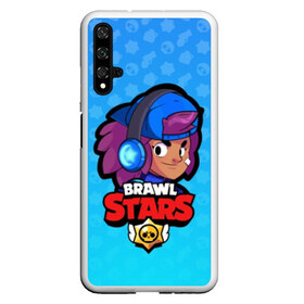 Чехол для Honor 20 с принтом Shelly - BRAWL STARS в Рязани, Силикон | Область печати: задняя сторона чехла, без боковых панелей | Тематика изображения на принте: brawl | bull | colt | crow | el primo | game | games | leon | moba | online | penny | poco | shelly | spike | star | stars | wanted | брав | бравл | браво | звезда | звезды | игра | игры | онлайн | старс