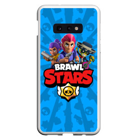 Чехол для Samsung S10E с принтом BRAWL STARS в Рязани, Силикон | Область печати: задняя сторона чехла, без боковых панелей | android | brawl stars | bull | colt | games | mobile game | stars | берли | бо | брок | ворон | джесси | динамайк | дэррил | игры | кольт | леон | мобильные игры | мортис | нита | пайпер | пенни | поко | пэм | рикошет | спайк | тара | фрэн