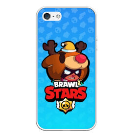 Чехол для iPhone 5/5S матовый с принтом Nita - BRAWL STARS в Рязани, Силикон | Область печати: задняя сторона чехла, без боковых панелей | brawl | bull | colt | crow | el primo | game | games | leon | moba | nita | online | penny | poco | shelly | spike | star | stars | wanted | брав | бравл | браво | звезда | звезды | игра | игры | онлайн | старс