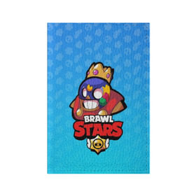 Обложка для паспорта матовая кожа с принтом El Primo - BRAWL STARS в Рязани, натуральная матовая кожа | размер 19,3 х 13,7 см; прозрачные пластиковые крепления | Тематика изображения на принте: brawl | bull | colt | crow | el primo | game | games | leon | moba | online | penny | poco | shelly | spike | star | stars | wanted | брав | бравл | браво | звезда | звезды | игра | игры | лого | моба | онлайн | старс