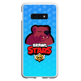 Чехол для Samsung S10E с принтом Bear - BRAWL STARS в Рязани, Силикон | Область печати: задняя сторона чехла, без боковых панелей | bear | brawl | bull | colt | crow | el primo | game | games | leon | moba | online | penny | poco | shelly | spike | star | stars | wanted | брав | бравл | браво | звезда | звезды | игра | игры | моба | онлайн | старс