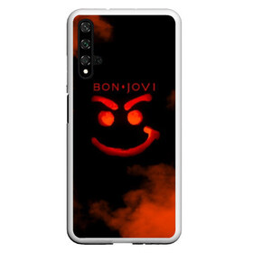 Чехол для Honor 20 с принтом Bon Jovi в Рязани, Силикон | Область печати: задняя сторона чехла, без боковых панелей | bon jovi | альбом | арена | бон | бон джови | глэм | группа | джови | джон | метал | музыка | надпись | песни | поп | попрок | рок | рокер | смайл | солист | софт | стена | хард | хеви | хевиметал