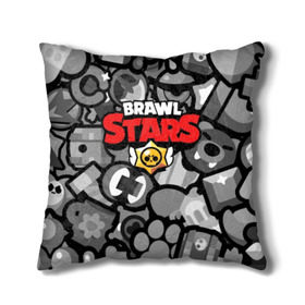 Подушка 3D с принтом BRAWL STARS в Рязани, наволочка – 100% полиэстер, наполнитель – холлофайбер (легкий наполнитель, не вызывает аллергию). | состоит из подушки и наволочки. Наволочка на молнии, легко снимается для стирки | brawl | bull | colt | crow | el primo | game | games | leon | moba | online | penny | poco | shelly | spike | star | stars | wanted | брав | бравл | браво | звезда | звезды | игра | игры | лого | моба | онлайн | старс