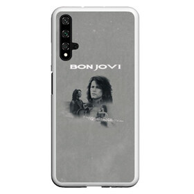 Чехол для Honor 20 с принтом Bon Jovi в Рязани, Силикон | Область печати: задняя сторона чехла, без боковых панелей | bon jovi | альбом | арена | бон | бон джови | глэм | группа | джови | джон | метал | музыка | надпись | песни | поп | попрок | рок | рокер | смайл | солист | софт | стена | хард | хеви | хевиметал