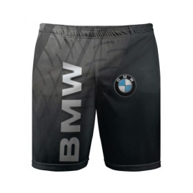 Мужские шорты 3D спортивные с принтом BMW в Рязани,  |  | bmw | авто | автомобиль | бмв | лого | логотип | машина | надпись | текстура