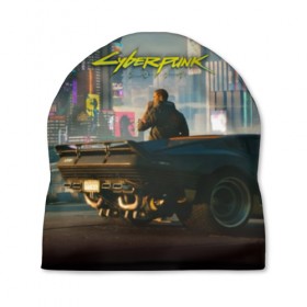 Шапка 3D с принтом CYBERPUNK 2077 в Рязани, 100% полиэстер | универсальный размер, печать по всей поверхности изделия | 2019 | cd project red | cyberpunk 2077 | future | hack | night city | samurai | sci fi | андроиды | безумие | будущее | киберпанк 2077 | логотип | роботы | самураи | фантастика | цифры