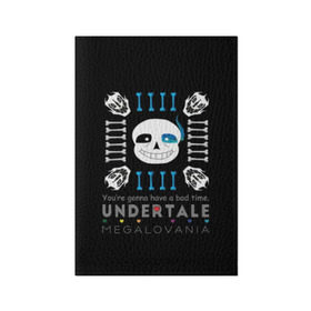 Обложка для паспорта матовая кожа с принтом Undertale в Рязани, натуральная матовая кожа | размер 19,3 х 13,7 см; прозрачные пластиковые крепления | alphys | animation | asriel | comic dub | comic dubs | deltarune | gaming | toriel | undertale | андертеил | история | подземная | фриск | чай тв | чара