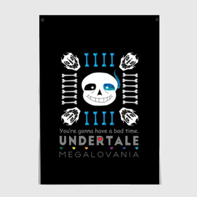 Постер с принтом Undertale в Рязани, 100% бумага
 | бумага, плотность 150 мг. Матовая, но за счет высокого коэффициента гладкости имеет небольшой блеск и дает на свету блики, но в отличии от глянцевой бумаги не покрыта лаком | alphys | animation | asriel | comic dub | comic dubs | deltarune | gaming | toriel | undertale | андертеил | история | подземная | фриск | чай тв | чара