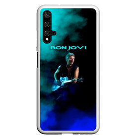 Чехол для Honor 20 с принтом Bon Jovi в Рязани, Силикон | Область печати: задняя сторона чехла, без боковых панелей | bon jovi | john | альбом | арена | бон | бон джови | глэм | группа | джови | джон | метал | музыка | надпись | песни | поп | попрок | рок | рокер | смайл | солист | софт | стена | хард | хеви | хевиметал