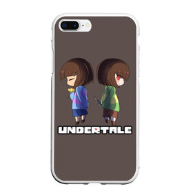 Чехол для iPhone 7Plus/8 Plus матовый с принтом Undertale в Рязани, Силикон | Область печати: задняя сторона чехла, без боковых панелей | animation | chara | comic | dub | flowey | frisk | megalovania | papyrus | sans | undertale comic dub | андертейл | папирус | подземная | санс | сказка