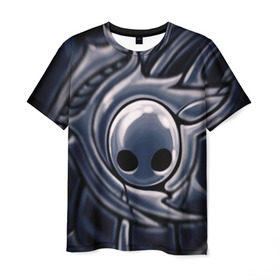 Мужская футболка 3D с принтом Hollow Knight. в Рязани, 100% полиэфир | прямой крой, круглый вырез горловины, длина до линии бедер | 3d | hollow knight | игра | полый рыцарь | холлоу найт